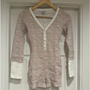 Frankie’s Bikinis NWOT Thermal Longsleeves Romper